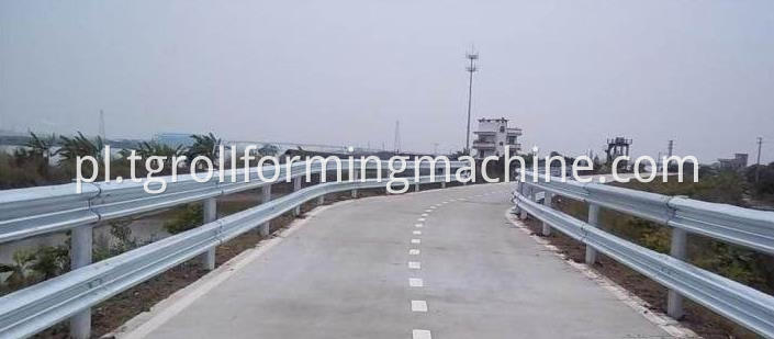 Aluminium Galvanized Highway Guardrail Roll Forming Machine